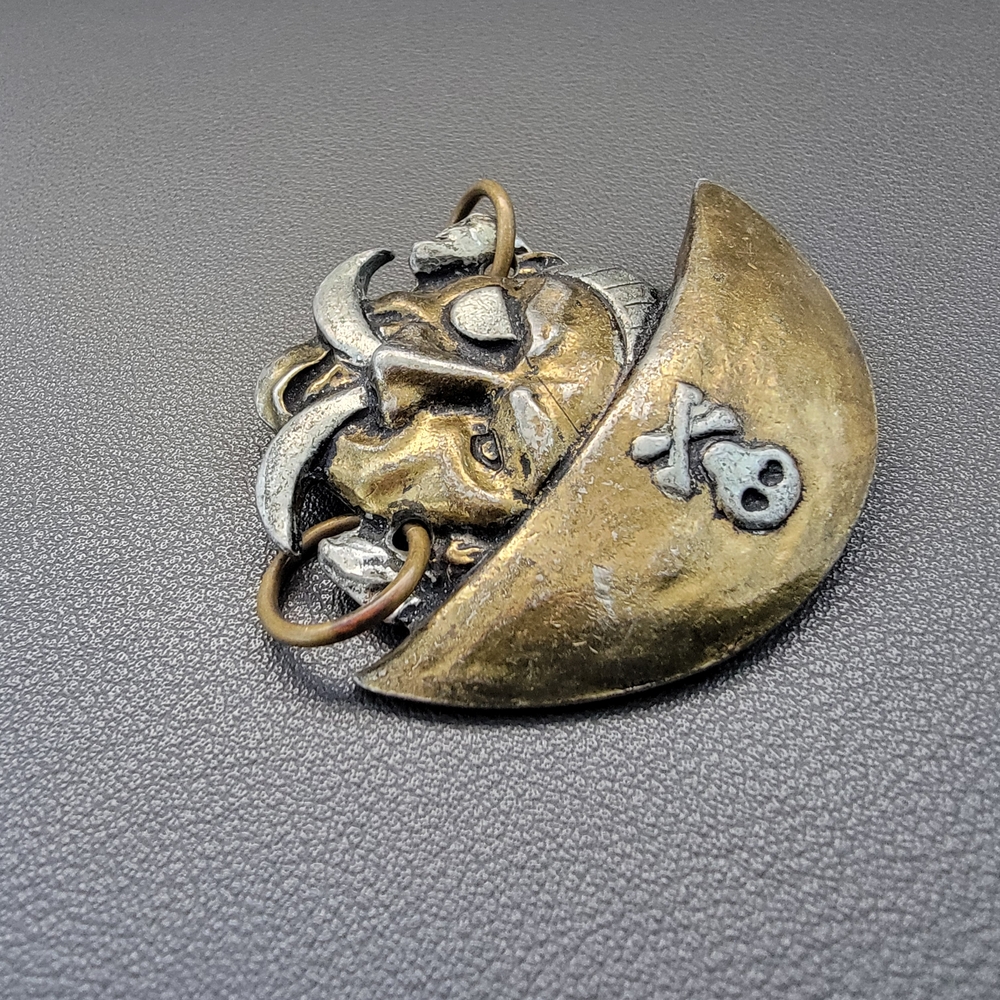 Kinetic Pirate Earrings | High Relief Sculptural Adornment - Picture 2 of 9